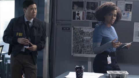 Randall Park and Teyonah Parris played key supporting roles in 'WandaVision' (Chuck Zlotnick/Marvel Studios)