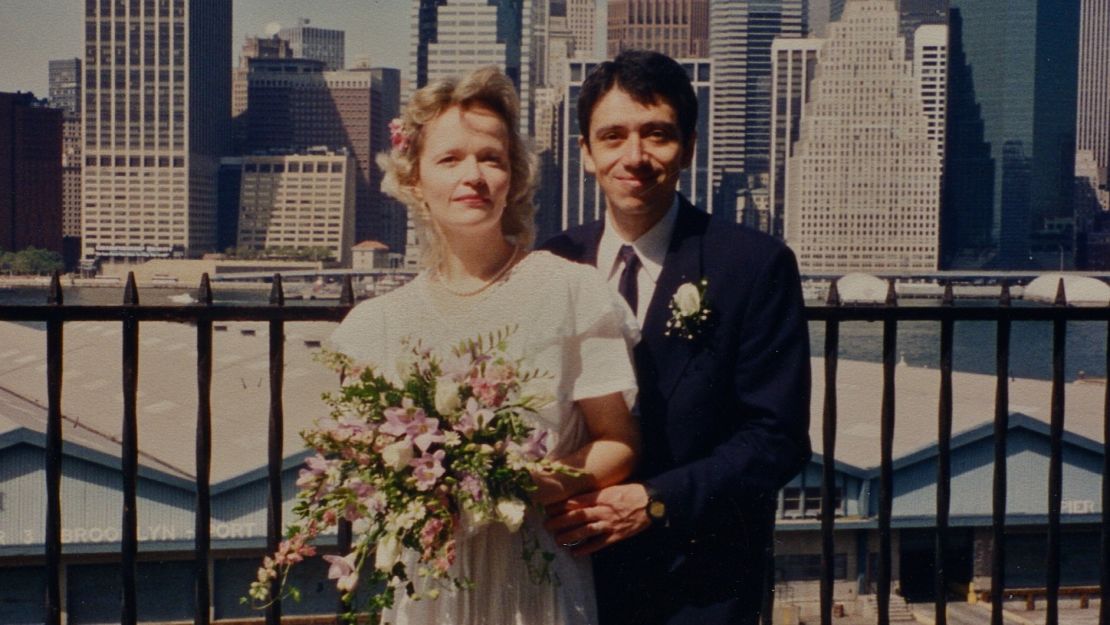 In December 1995, Irja and Jesus got married in a civil ceremony and then enjoyed a modest church wedding in September 1996 in New York City, pictured here.