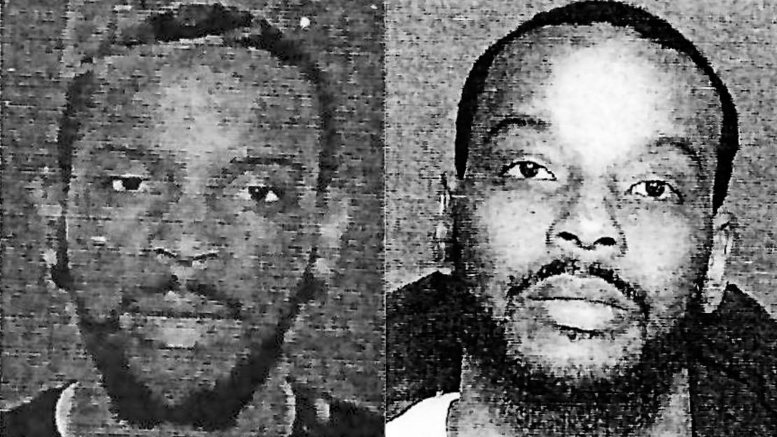 Police used an image of the suspect taken from a fake driver's license left at the scene (left) to run a facial recognition scan. It returned a "high profile comparison" to Nijeer Parks (right).