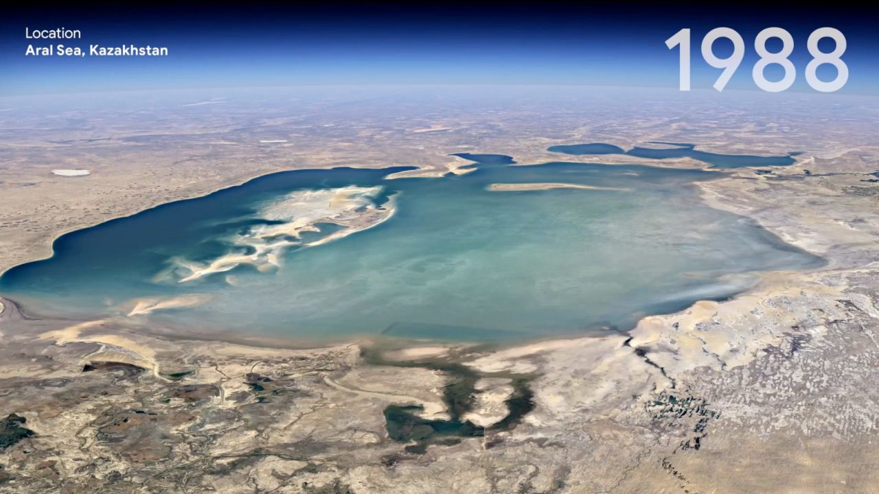 Google Earth's new timelapse feature