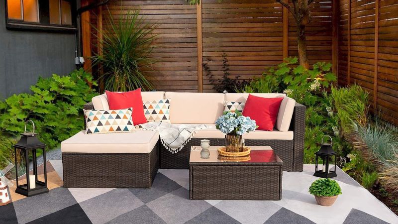 outdoor 5 piece patio set