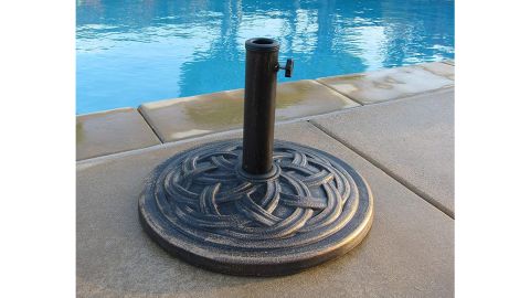 DC America 18-Inch Cast Stone Umbrella Base