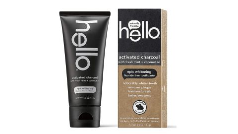 Hello Activated Charcoal Epic Whitening Fluoride-Free Toothpaste