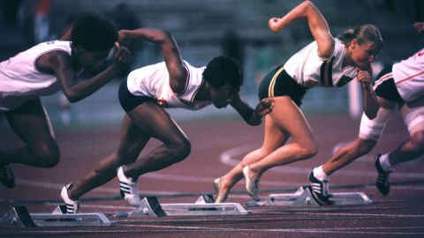 Wyomia Tyus -- the first sprinter to retain the Olympic 100m title -- wore black shorts throughout the 1968 Olympics in Mexico to show support for Tommie Smith, John Carlos, and the Olympic Project for Human Rights. 