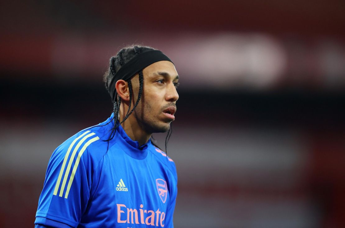 Pierre-Emerick Aubameyang is recovering after contracting malaria.