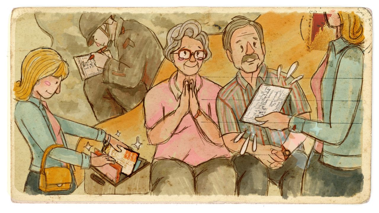 <strong>Unexpected encounter:</strong> A chance discovery of a World War II postcard at a Los Angeles thrift store sparked a continent-spanning journey for Leora Krygier. 