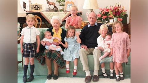 Many family shots like this have been posted on the family's various social accounts this week.