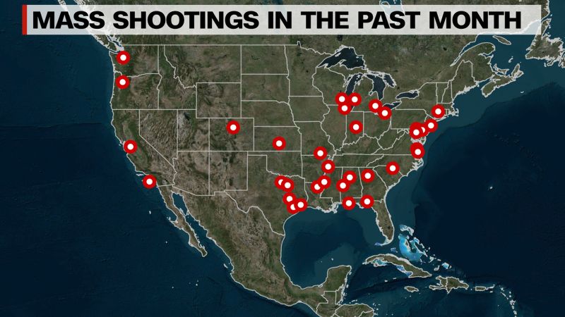 A Stunning Visualization Of America's Mass Shooting Problem | CNN Politics