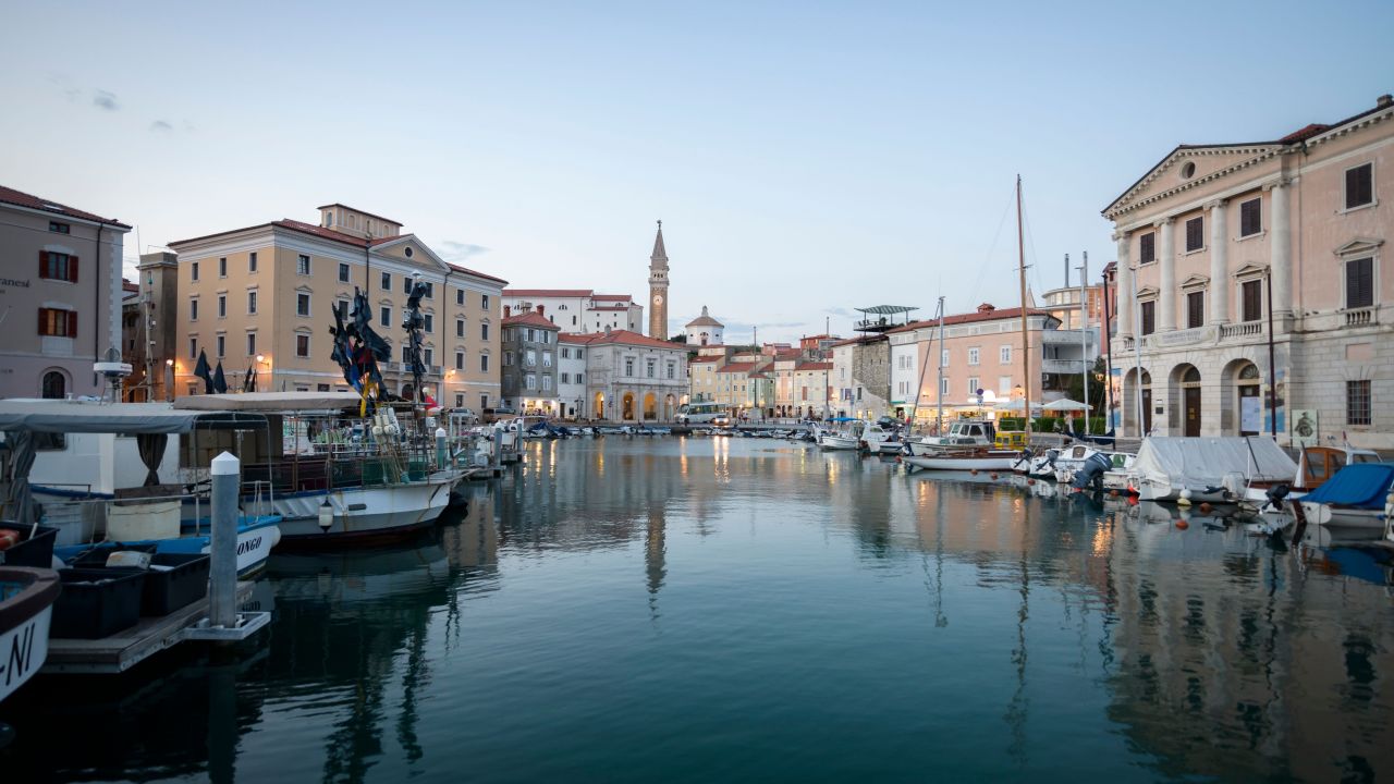 Pretty Piran could double as a Venetian waterfront.