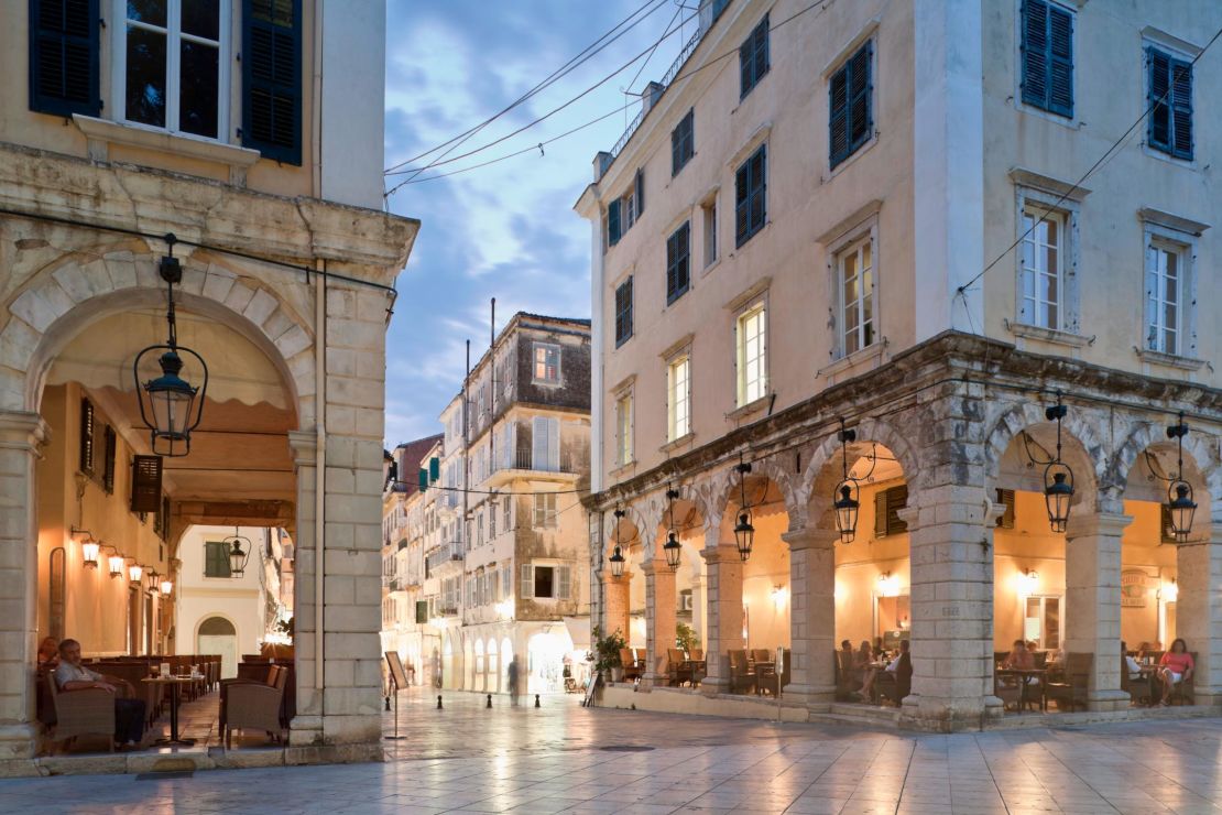 Corfu Town is one of the most elegant settlements left by the Venetians.