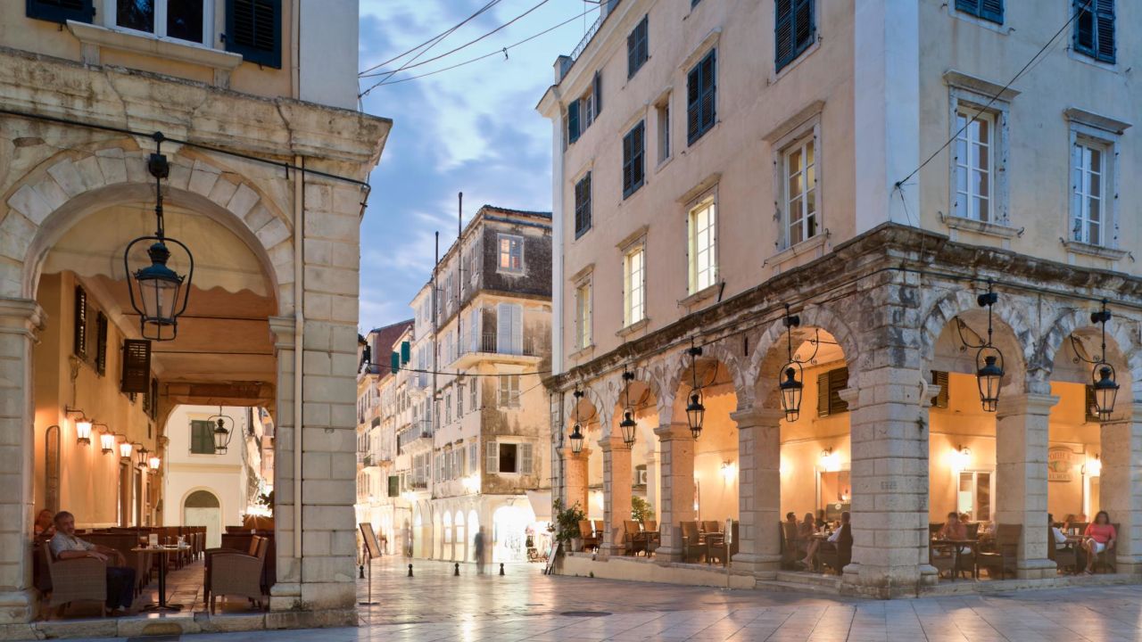 Corfu Town is one of the most elegant settlements left by the Venetians.