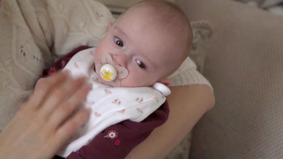By being concieved while Rebecca was already pregnant, baby Rosalie was a rare "medical marvel."