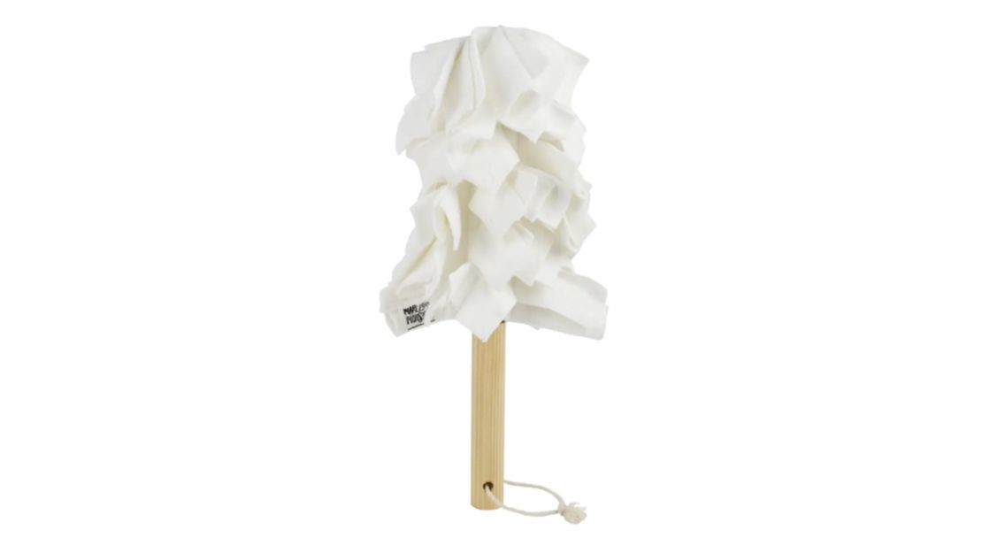 Package Free x Marley's Monsters Washable Fleece Duster & Wood Handle