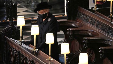 The Queen and the late Prince Philip had been in a bubble with some members of their household for the last year and so the monarch was not eligible to join a support bubble with other members of her family.