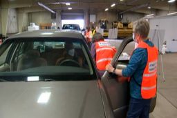 Drive thru clinic in Mercer County, Ohio