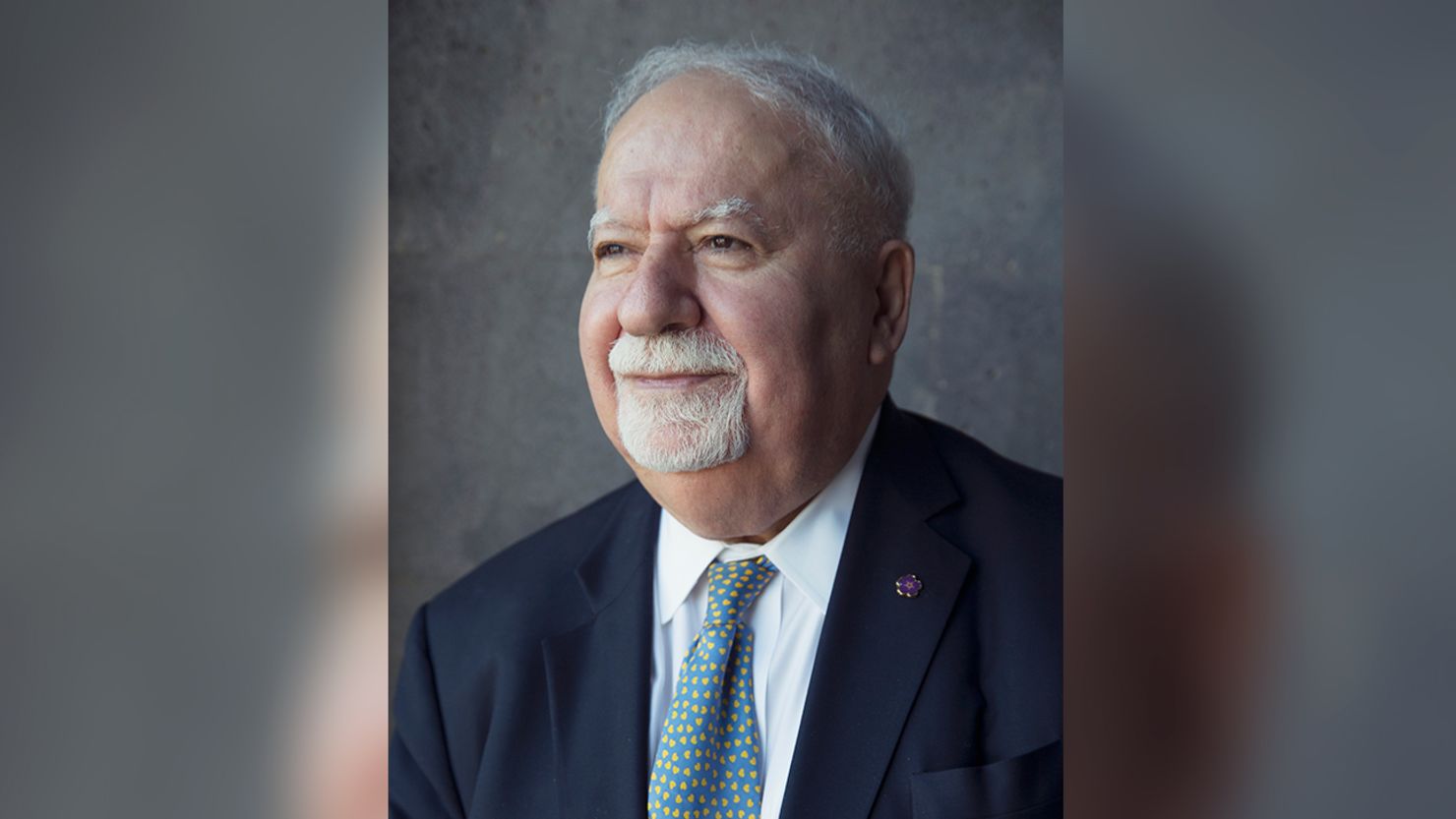 Vartan Gregorian, shown here in 2016, died Thursday at the age of 87