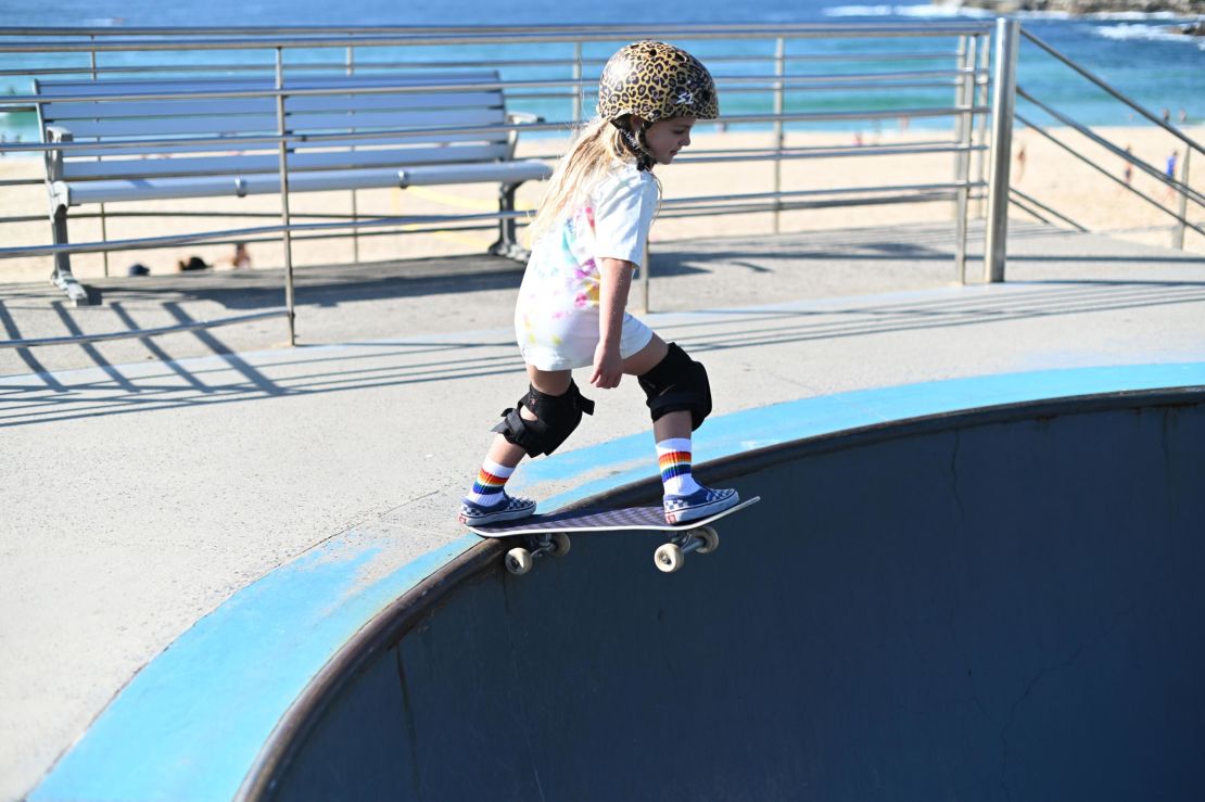 Paige spends much of her free time at Bato Yard Skatepark.