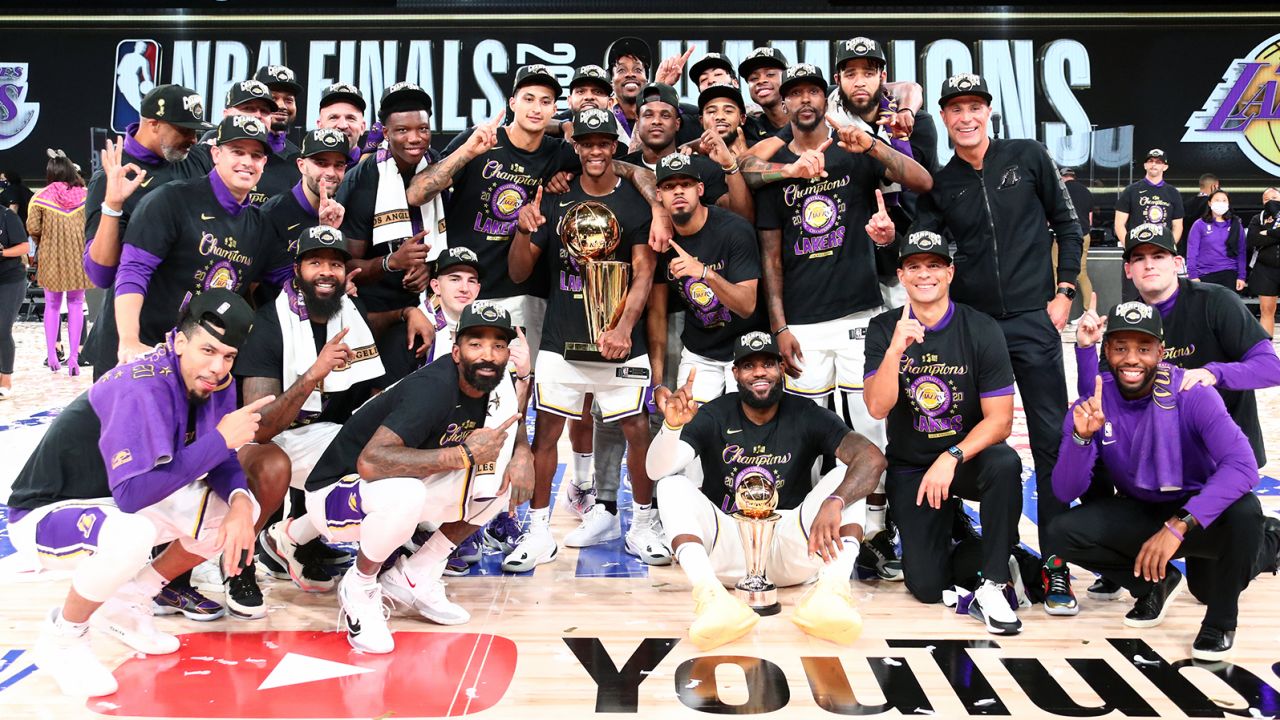 Los Angeles Lakers 2020 NBA Champions official merchandise, buy now