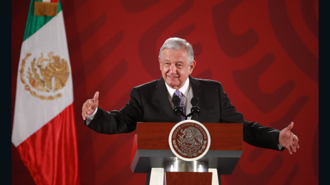 President of Mexico Andres Manuel Lopez Obrador.