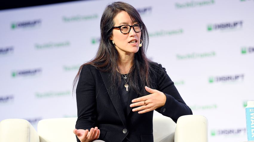 SAN FRANCISCO, CALIFORNIA - OCTOBER 04: Project Include Co-Founder & CEO Ellen Pao speaks onstage during TechCrunch Disrupt San Francisco 2019 at Moscone Convention Center on October 04, 2019 in San Francisco, California. (Photo by Steve Jennings/Getty Images for TechCrunch)