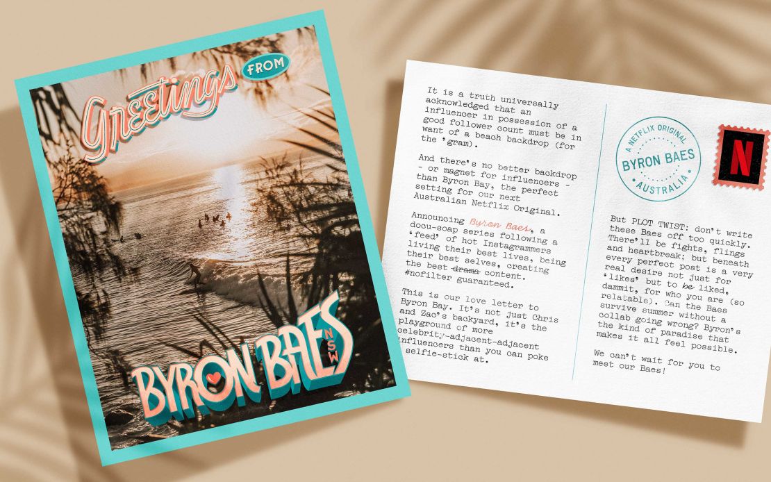 The planned "docu-soap" is named "Byron Baes."