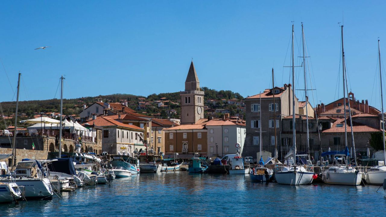Muggia is in the Italian region of Friuli Venezia Giulia, bordering Slovenia.