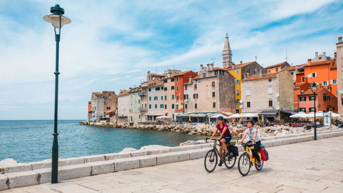 <strong>Wheels up: </strong>Rovinj, in Croatia, bears traces of its Venetian past.