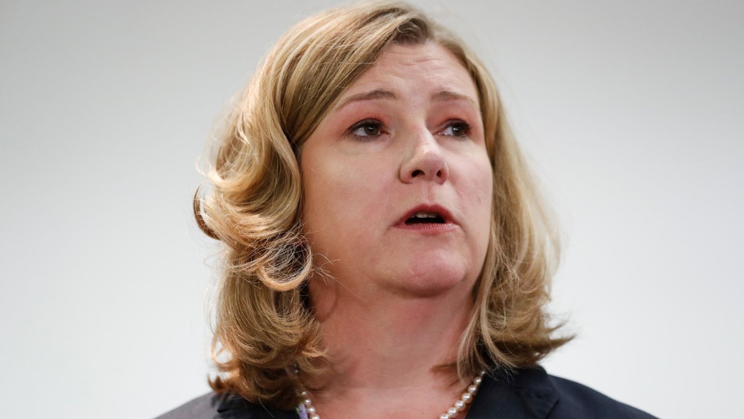 In this Aug. 4, 2019 file photo, Dayton Mayor Nan Whaley speaks during a news conference regarding a mass shooting in Dayton, Ohio. 