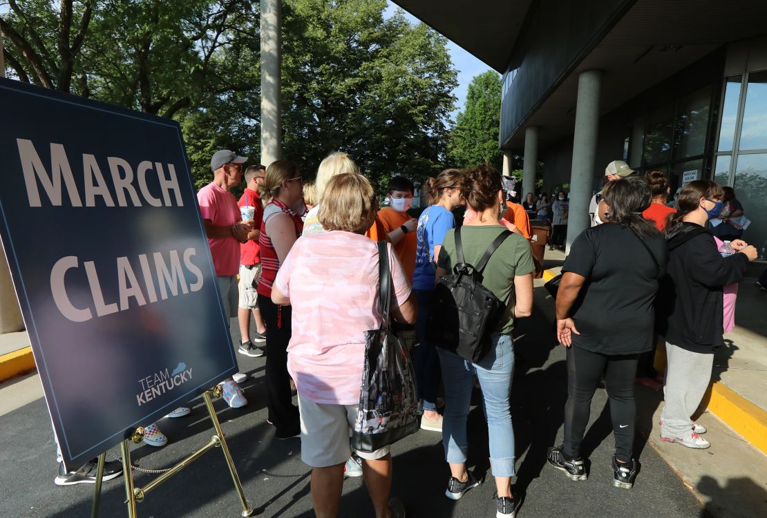 Unemployed Kentucky residents, who waited on line last summer for help with their claims, will have to pay state tax on their jobless benefits.