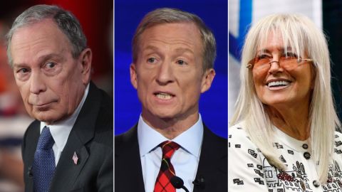 Michael Bloomberg, Tom Steyer and Miriam Adelson are among the top donors in American politics.