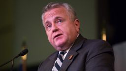 Acting US Secretary of State John Sullivan speaks during a media availability during the G7 Foreign Minister meeting in Toronto, Ontario on April 23, 2018. - The Group of Seven industrialized nations presented a stern common front against Russian aggression April 22, 2018 at their foreign ministers conference in Toronto.But for all the talk of resisting the "malign activities" of Vladimir Putin's Kremlin, Washington's European partners are still concerned that President Donald Trump will tear up the Iran nuclear deal. (Photo by Lars Hagberg / AFP)        (Photo credit should read LARS HAGBERG/AFP via Getty Images)