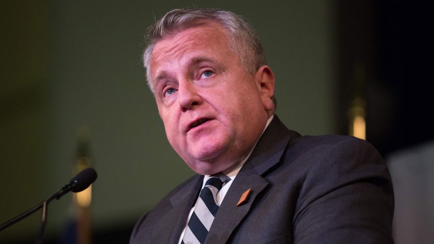Acting US Secretary of State John Sullivan speaks during a media availability during the G7 Foreign Minister meeting in Toronto, Ontario on April 23, 2018. - The Group of Seven industrialized nations presented a stern common front against Russian aggression April 22, 2018 at their foreign ministers conference in Toronto.But for all the talk of resisting the "malign activities" of Vladimir Putin's Kremlin, Washington's European partners are still concerned that President Donald Trump will tear up the Iran nuclear deal. (Photo by Lars Hagberg / AFP)        (Photo credit should read LARS HAGBERG/AFP via Getty Images)