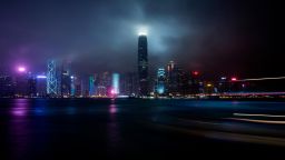 Hong Kong's skyline is seen in this file photograph from 2020.