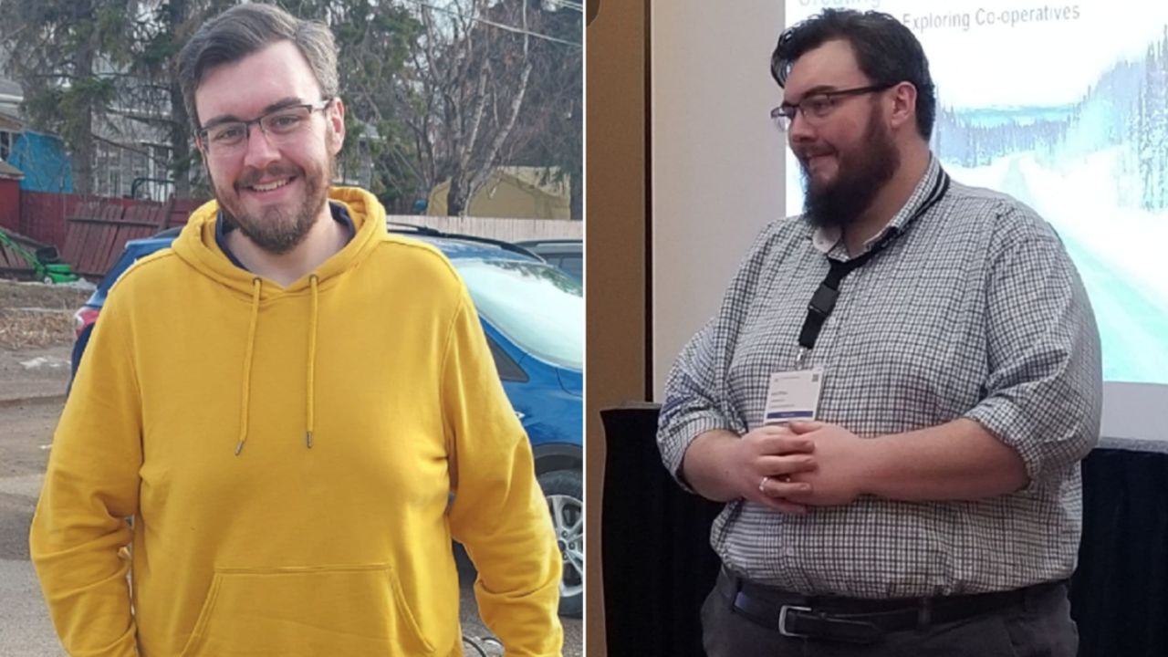 Kyle White lost 150 pounds in a year after taking on a new diet and exercising regularly.