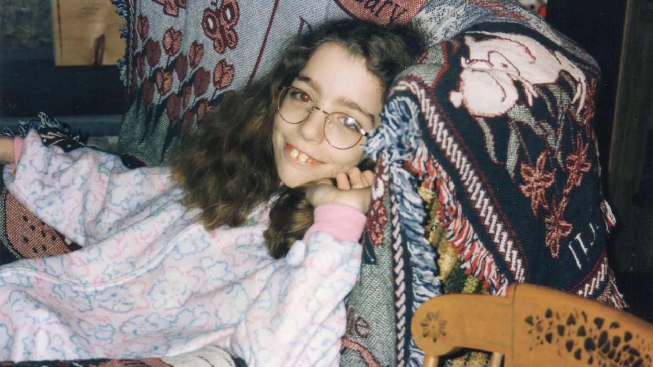 Amy Gravino around 10 years old.