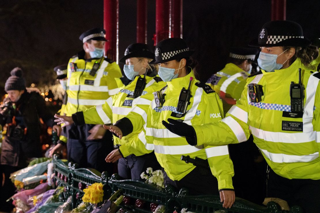 The Metropolitan Police's approach at a vigil for Sarah Everard has been widely criticized.