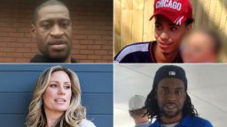 George Floyd, Daunte Wright, Justine Ruszczyk and Philando Castile
