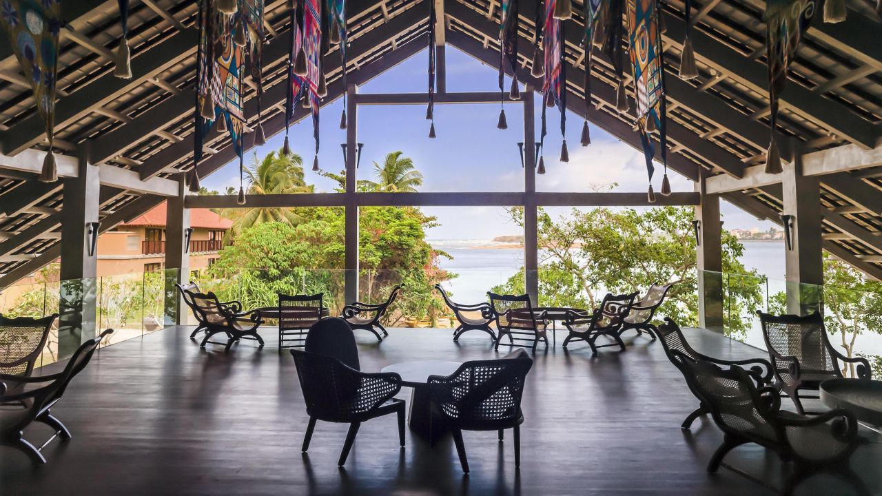 The Anantara Kalutara Resort is on a quiet peninsula just south of Colombo city.