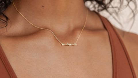 CaitlynMinimalist Tiny Mama Necklace
