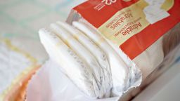 A package of Kimberly-Clark Corp. Huggies brand diapers is arranged for a photograph in Princeton, Illinois, U.S., on Tuesday, Oct. 16, 2018. 
