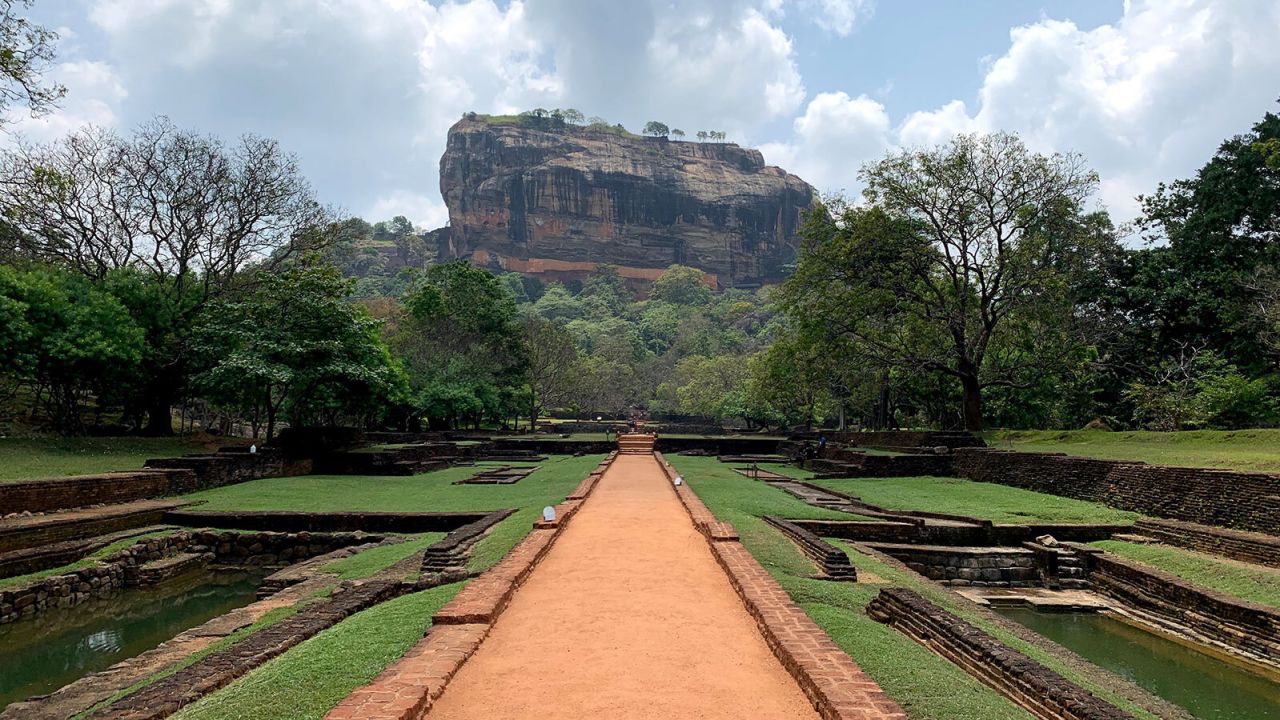 Normally, Sigiriya is packed with tourists.