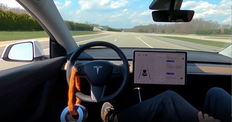 Can a tesla drive deals itself to you