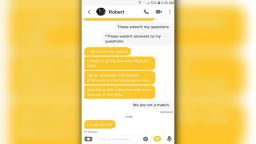 The Justice Department has charged a Capitol rioter who was turned in by someone he matched with on the dating app Bumble, after he bragged about his exploits on January 6.
According to court documents, one week after the attack, Robert Chapman of New York told one of his Bumble matches that "I did storm the Capitol" and "made it all the way into Statuary Hall," and was interviewed by the media. The other Bumble user replied, "we are not a match." 