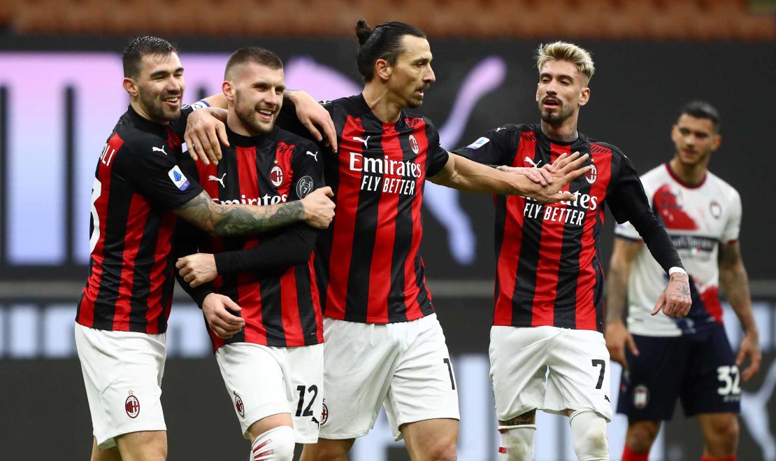 Even with Ibrahimović's age, AC Milan are the youngest squad in Serie A. 