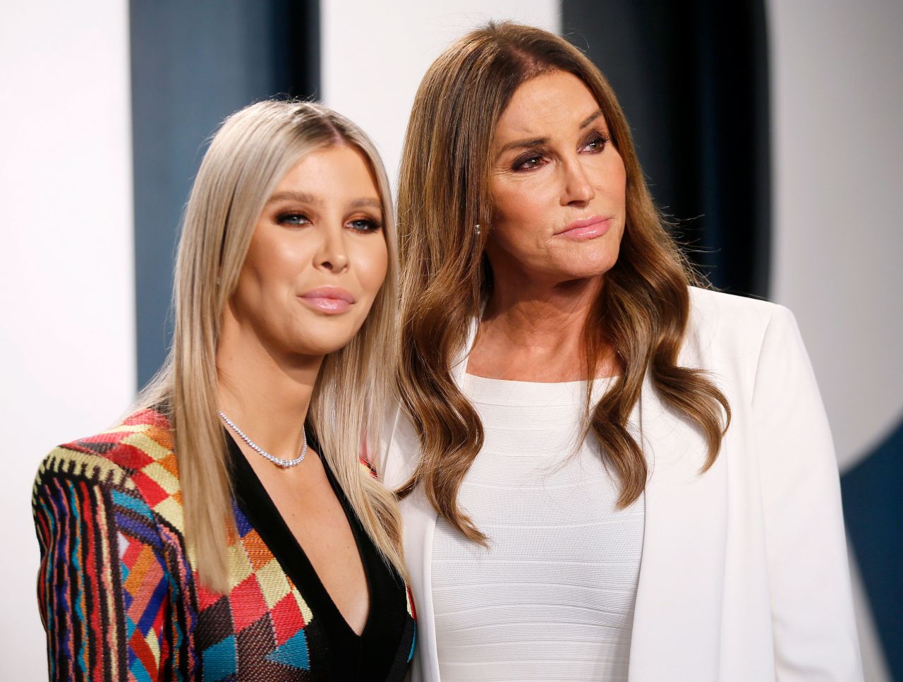 Jenner and her girlfriend, Sophia Hutchins, attend the 2020 Vanity Fair Oscar party in Beverly Hills.