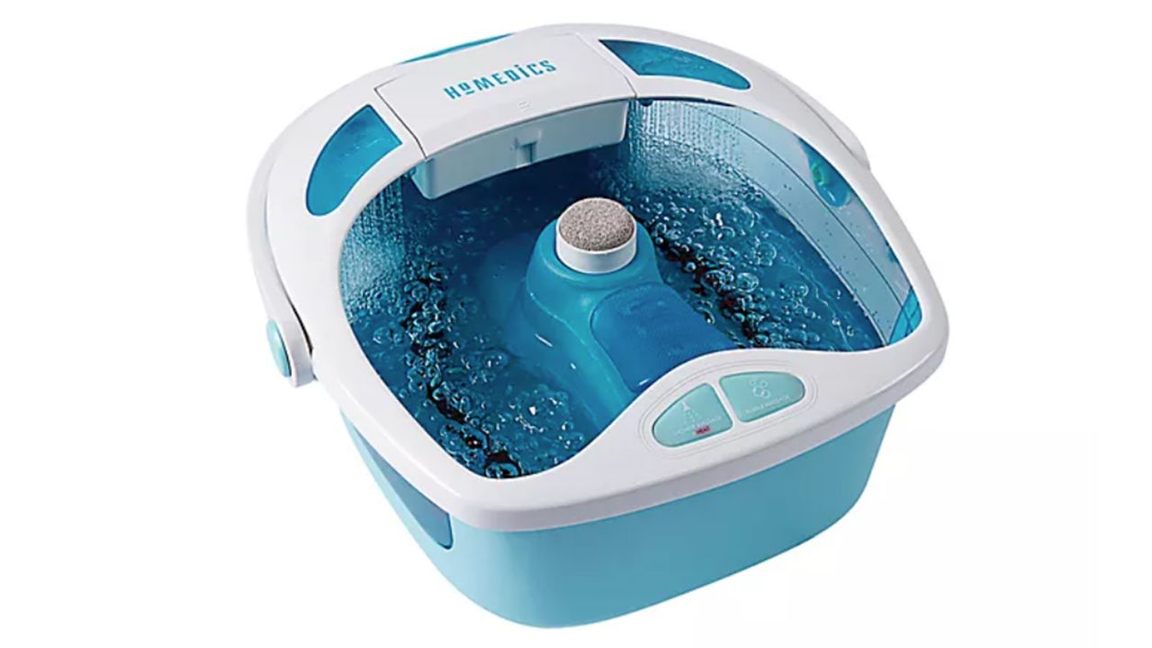 HoMedics Shower Bliss Foot Spa With Heat Boost Power