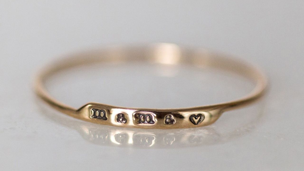 Catbird Famous Letter Ring