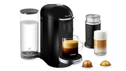 Breville VertuoPlus Deluxe Coffee and Espresso Maker Bundle With Aeroccino