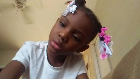 Jaslyn Adams, seen in this photo provided to CNN affiliate WLS, was 7 years old.