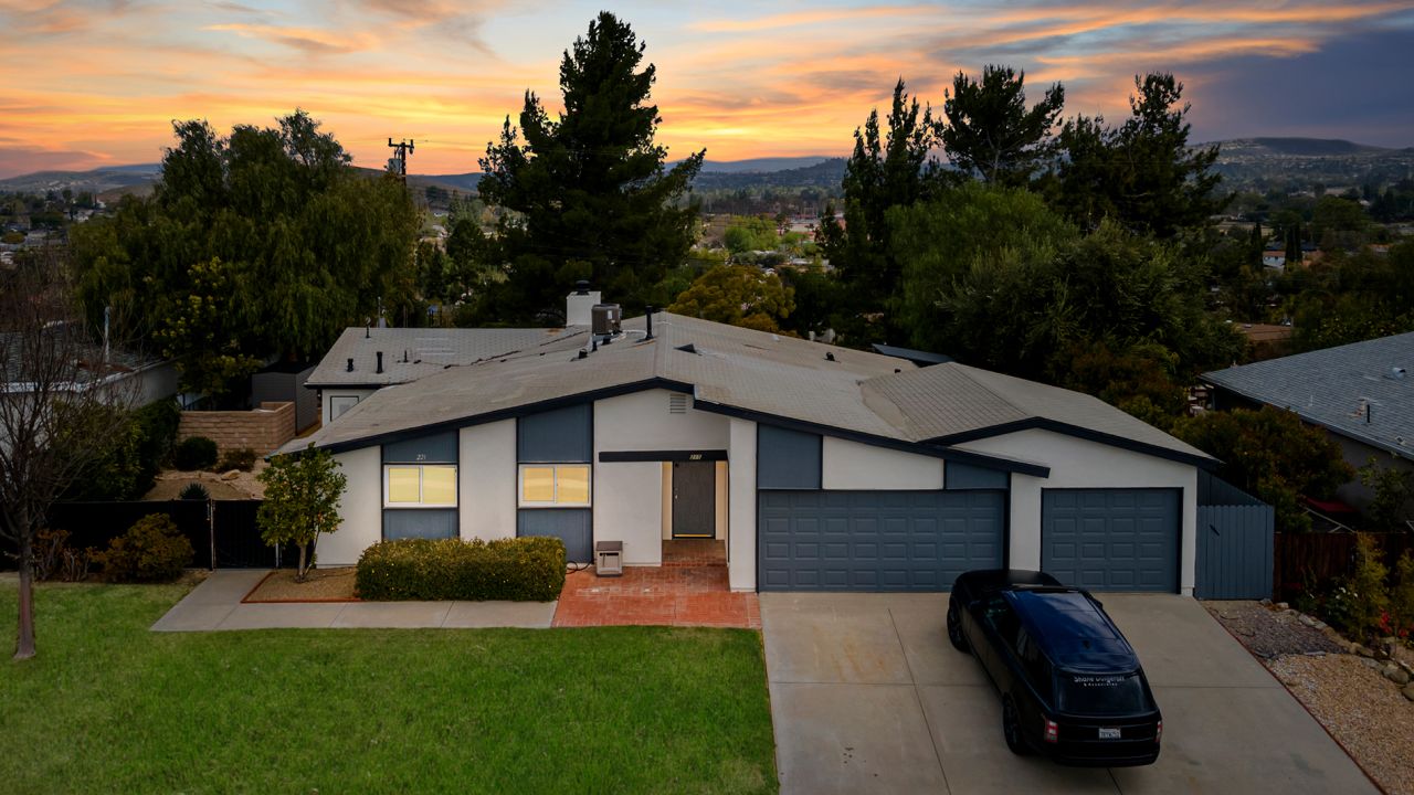 This two-unit home in Thousand Oaks, California, along with a digital artwork of the property, was put up for auction as an NFT.